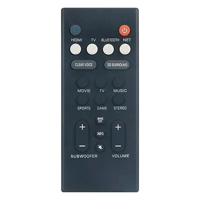 FSR78 ZV28960 Replacement Remote Control Fit For Yamaha YAS-109 VCQ9140 YAS-207 • $24.94