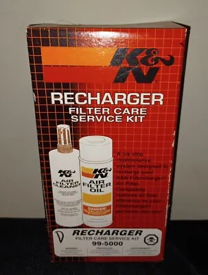 NEW K&N RECHARGER 99-5000  Cleaner Auto Filter Care Service Recharger Kit • $20