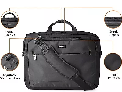 14” Amazon Basics  Laptop Computer And Tablet Shoulder Bag Carrying Case • $16