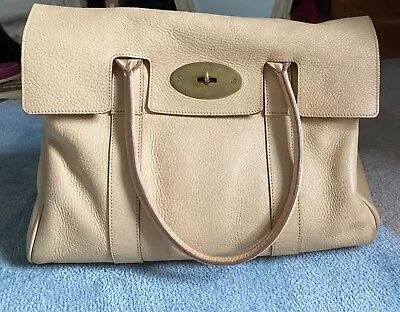 Vintage Mulberry Buttercream Leather Bayswater Bag • £129