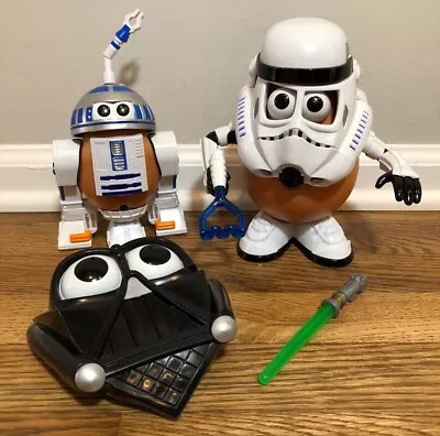 Vintage 1985 Playskool Star Wars Mr. Potato Head Darth Vader R2D2 RARE VGC • $39.99