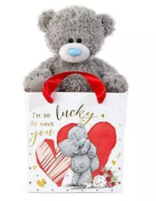 ' I'M SO LUCKY TO HAVE YOU ' Me To You Tatty Bear Aprx 5  Birthday See Descript • £3.80