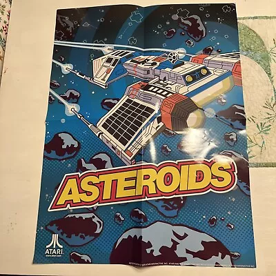 Atari Asteroids Arcade Game Poster 24x18 (2012)  Never Used • $9