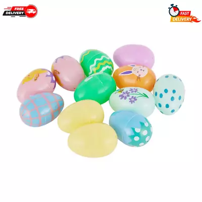 12 Pack Colourful Easter Hunt Eggs For Home Decoration An Egg-Citing Easter Hunt • $5.99