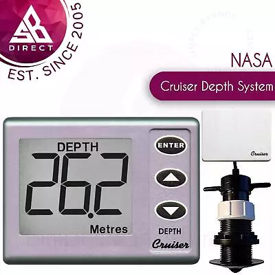 NASA Marine Cruiser Depth System With Transducer & Weather Cover│For Marine • £141.70