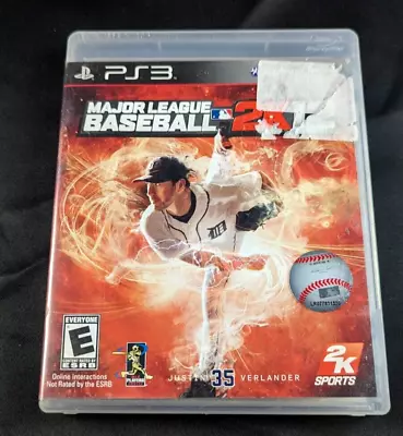 Major League Baseball 2K12 Sony PlayStation 3 PS3 CIB Complete TESTED • $7.99