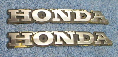 $23.75 • Buy Honda VF1100 V65 Sabre Gas Tank Emblems OEM Vintage Sport Bike SML1