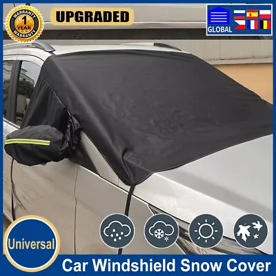 Auto Car Front Windshield Windscreen Covers Sunshades Snow Protectors Universal • $21.41