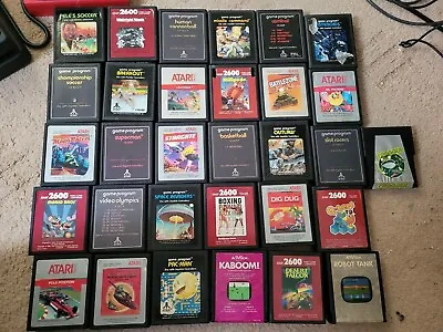 Atari 2600/7800 Games With Free Postage Cartridges Only • £16.50