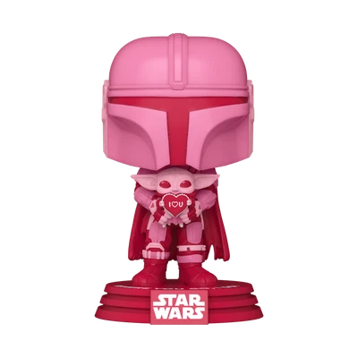 £16.99 • Buy POP Valentine's Mando With Grogu: Official Mandalorian (hmv Exclusive) Pop Vinyl