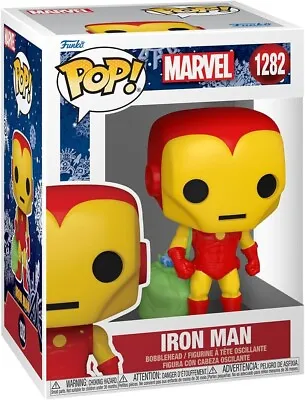 Funko POP! Marvel Holiday Iron Man With Bag #1282 Vinyl Figure New • £9.99