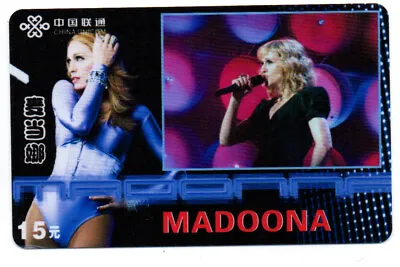 £1.75 • Buy China: Phone Card - Madonna Louise - Sexy Girl - US Singer/183