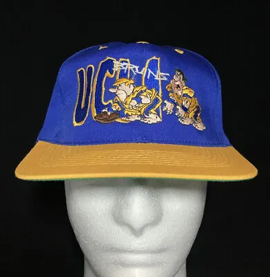 UCLA Bruins Snapback Cap - Adjustable Vintage Blue Hat - Fred Flinstone 1993 • £40.42