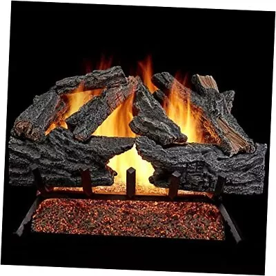  CSW24HVL Natural Gas Vented Fireplace Logs Set With Match 24 Inches 24 Inches • $264.10