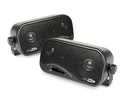 CALIBER CSB-2 3 Way Shelf Car Van Boat Motorhome Pod Box Speakers 1 Pair 120W • £54.99