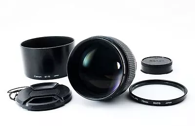 Near Mint Canon New FD NFD 85mm F/1.2 L MF Portrait Lens From JAPAN #5370 • £597.03