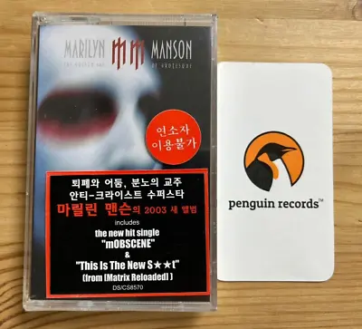 Marilyn Manson - The Golden Age Of Grotesque Cassette Tape Korea Edition Sealed • $31.49