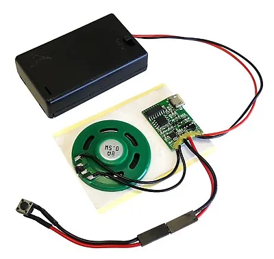 £12.95 • Buy MP3 Re-Recordable Sound Chip Module, 4MB USB Transfer. Model Making Crafts Gifts