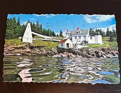 Postcard - Browns Head Light Lighthouse In Vinalhaven Island Maine ME • $4.75