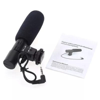 3.5mm Portable Vlog Video Camera Microphone Digital Stereo • $26.22