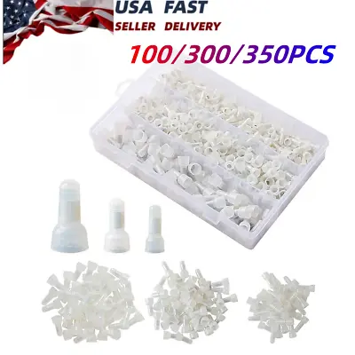 100/300/350PCS Nylon Closed End Crimp Cap Wire Connectors Terminals 22-10AWG • $6.65