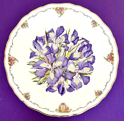 Royal Albert- Queen Mother's Favourite Flowers- Irises Plate • £12