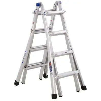 Werner Multi-Position Ladder 18-Ft 300 Lbs Load Capacity+Telescoping+Aluminum • $230.84