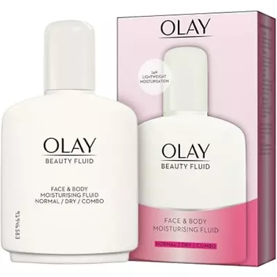 Oil Of Olay  Beauty Fluid 24 Hour Face Moisturiser Large 200ml • £7.87