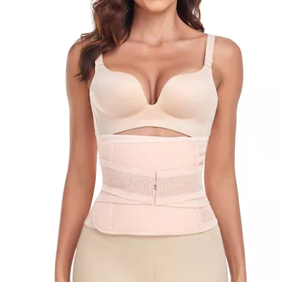 Postpartum Belly Band Abdominal C-section Belly Binder Wrap Girdle Recovery Belt • £8.99