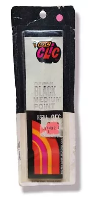 Vintage (1) BIC Clic Ballpoint Ink Pen Refill Black Medium Point MR-25. NOS • $9.80