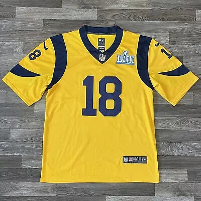 Nike Los Angeles Rams Cooper Kupp Football Jersey Men’s Medium Yellow Super Bowl • $80