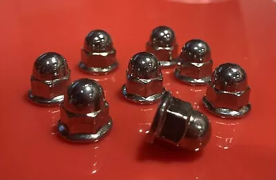 For Volvo License Plate Nuts Chrome Capped Qty 8 • $12