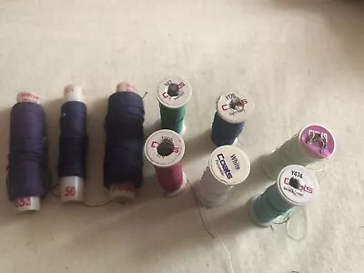 Vintage Coats DRIMA Cotton Reels X 8 Various Colours • £8