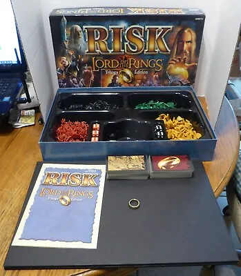 2003 Parker Brothers Risk Lord Of The Rings Trilogy Edition Game Complete • $33.24