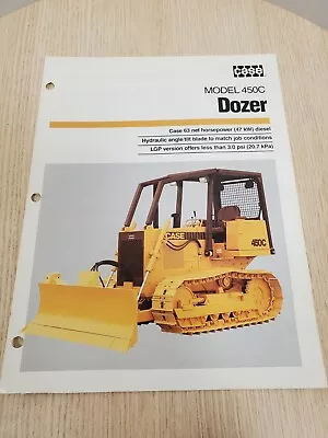 $20.75 • Buy Case Dozer Model 450C Equipment Data Brochure 