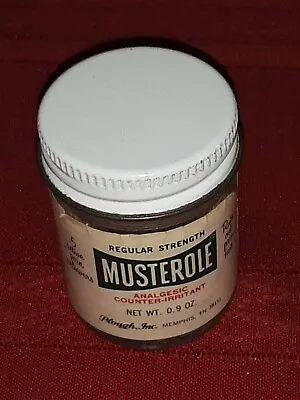 Vintage MUSTEROLE JAR  • $6