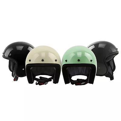 DOT Retro Motorcycle Adult Helmet Motorbike 3/4 Open Face Vintage M L XL XXL US • $39.99