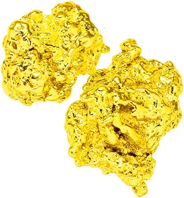 0.2317 Gram Alaska Natural Gold Nuggets - (#77418) - 2pcs Alaskan Gold Nuggets • $0.01