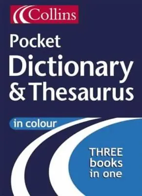 Collins Pocket Dictionary And Thesaurus (Dictionary/Thesaurus). 9780007143054 • £3.29