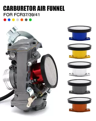 Carburetor Air Filter Velocity Stack W/ Net For FCR 37/39/41mm 1130-808-7000 • $13.69