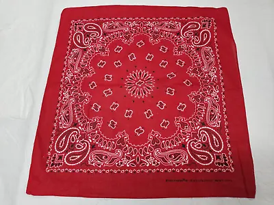 Hav-A-Hank Red Handkerchief Bandanas 100% Cotton Paisley 15187 • $4.50