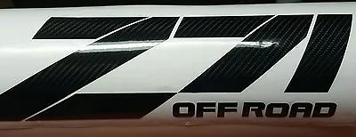 Z71 Off Road Vinyl Decals Stickers Chevy Silverado Carbon Fiber 3 Stickers • $37.69