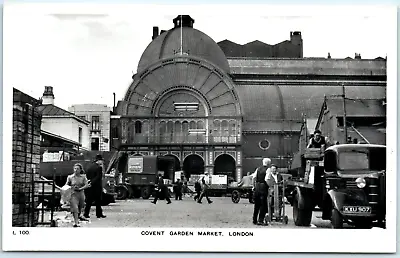 Postcard London Covent Garden Market Real Photograph - Charles Skilton Rp Rppc • £2.99