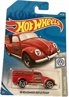 Hot Wheels Volkswagen ‘49 Volkswagen Beetle Pickup 47/250 Red • $1.99