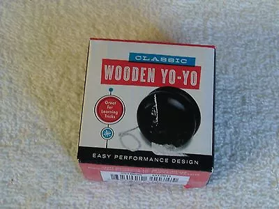 Classic Wooden Yo-yo Black Nib • $11.77