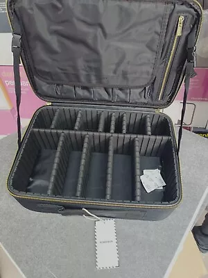 ROWNYEON Makeup Bag Makeup Case Professional Makeup Artist Bag Makeup Train Case • £18.99