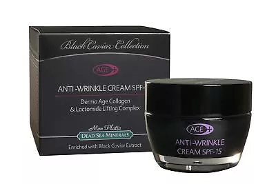 Mon Platin Collagen Age+ Anti-Wrinkle Cream SPF15 Enriched W Black Caviar  • $39.95