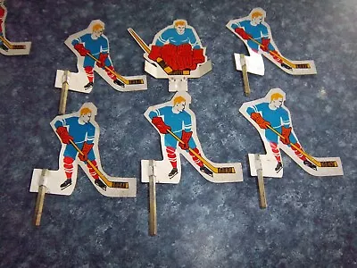 Tudor Blue Team Players Metal  Table Top Hockey 1960's Lot # 3 • $21.81