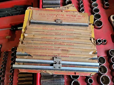 NOS New Vintage Trico Wiper Blade Refill Station W/blades 7  8  9  Blades • $55