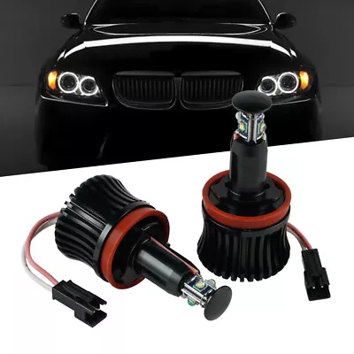 2x H8 LED Angel Eyes Headlight Bulbs White Fit For BMW E90 E91 LCI M3 2009-2012 • $54.66